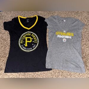 Pittsburgh v neck shirt bundle